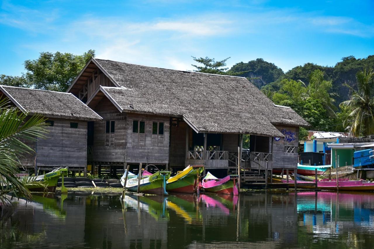 Kampoeng Karst Rammang Rammang Guest House Kasijala Exterior foto