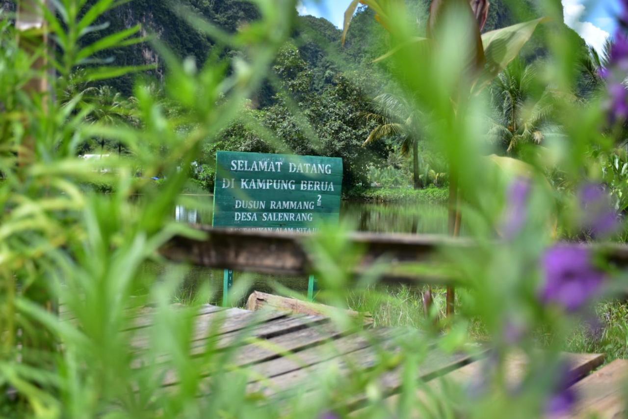 Kampoeng Karst Rammang Rammang Guest House Kasijala Exterior foto