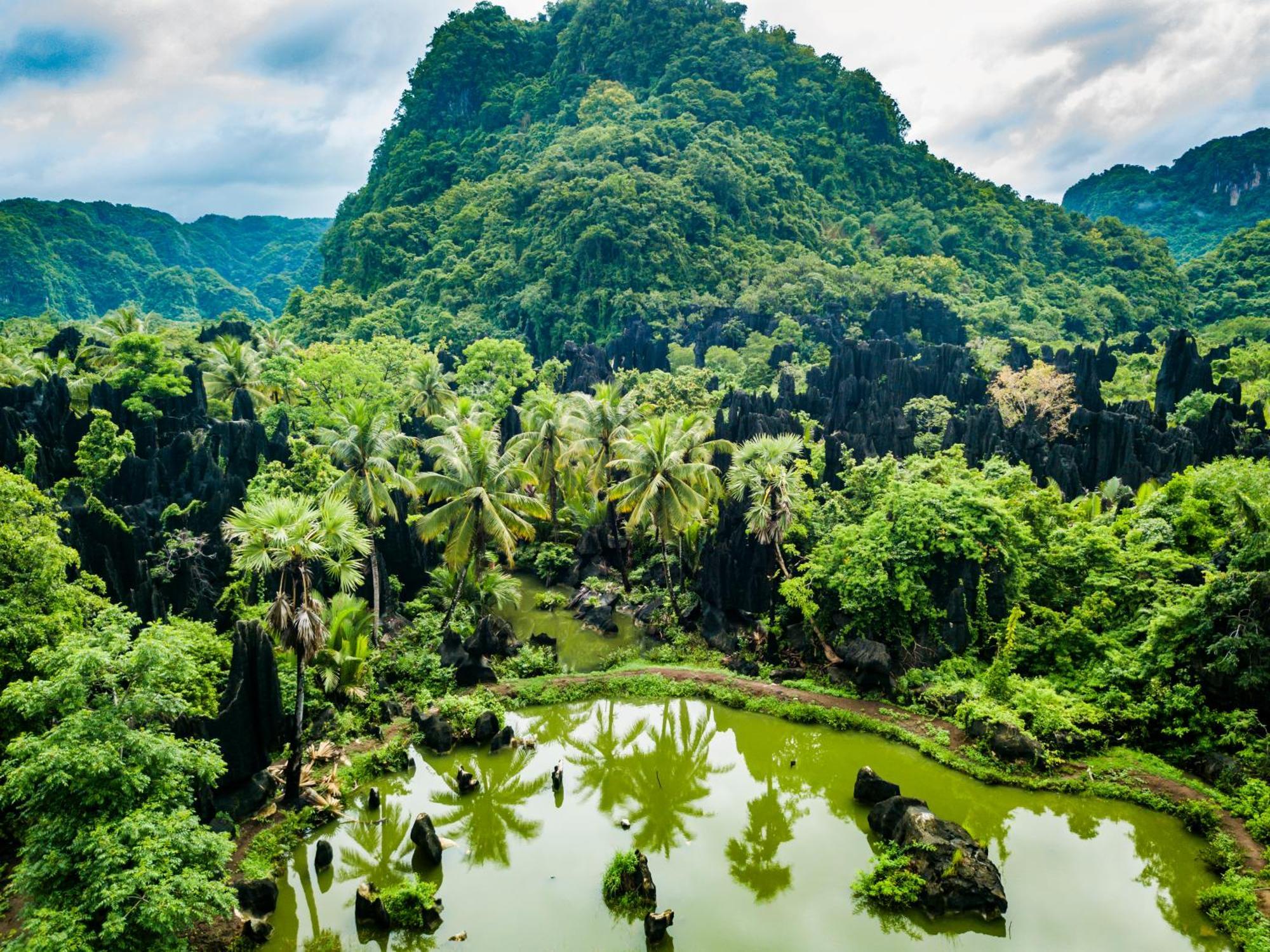 Kampoeng Karst Rammang Rammang Guest House Kasijala Exterior foto